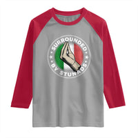 Funny Italian Slang Raglan Shirt Surrounded By Stunads Che Vuoi