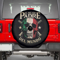 Funny Italian Dad Spare Tire Cover El Mejor Padre Del Mundo Skull Father's Day