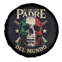 Funny Italian Dad Spare Tire Cover El Mejor Padre Del Mundo Skull Father's Day