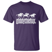 Funny Giddythefup Derby Day T Shirt Vintage Giddy Up Horse Racing