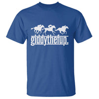 Funny Giddythefup Derby Day T Shirt Vintage Giddy Up Horse Racing