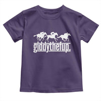 Funny Giddythefup Derby Day Toddler T Shirt Vintage Giddy Up Horse Racing