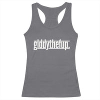Funny Giddythefup Derby Day Racerback Tank Top Derby Giddy Up Horse Racing