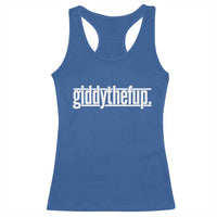 Funny Giddythefup Derby Day Racerback Tank Top Derby Giddy Up Horse Racing