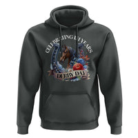 Celebrating 151 Years Derby Day Hoodie Horse Racing Horseshoe Flowers