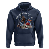 Celebrating 151 Years Derby Day Hoodie Horse Racing Horseshoe Flowers
