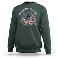 Celebrating 151 Years Derby Day Sweatshirt Horse Racing Horseshoe Flowers