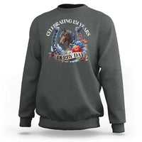 Celebrating 151 Years Derby Day Sweatshirt Horse Racing Horseshoe Flowers