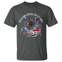 Celebrating 151 Years Derby Day T Shirt Horse Racing Horseshoe Flowers