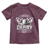 Funny This Is My Derby Day Suit Toddler T Shirt Horse Racing