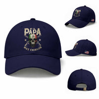 Funny Mexican Dad Baseball Cap El Papa Mas Chingon Vintage Mexico Skull