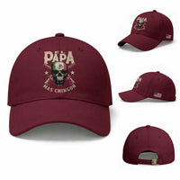 Funny Mexican Dad Baseball Cap El Papa Mas Chingon Vintage Mexico Skull
