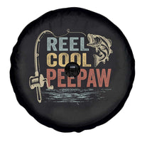 Funny Reel Cool Peepaw Spare Tire Cover Fishing Grandpa Fisherman Father's Day