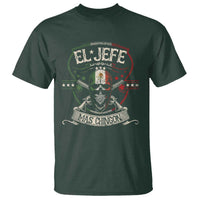 Funny El Jefe Mas Chingon T Shirt Mexican Boss