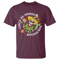 Cinco De Drinko Bitchachos T Shirt Funny Cinco De Mayo Drinking Mexican Fiesta