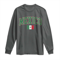 Mexico Flag Vintage Mexican Pride Heritage Long Sleeve Shirt