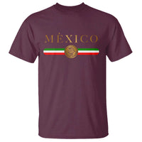 Mexican Heritage Pride T Shirt Mexico Vintage Flag Coat of Arms Graphic