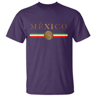 Mexican Heritage Pride T Shirt Mexico Vintage Flag Coat of Arms Graphic