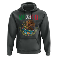 Mexican Coat Of Arms Mexico Vintage Flag Hoodie