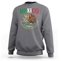 Mexican Coat Of Arms Mexico Vintage Flag Sweatshirt