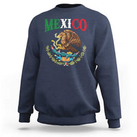 Mexican Coat Of Arms Mexico Vintage Flag Sweatshirt