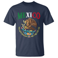 Mexican Coat Of Arms Mexico Vintage Flag T Shirt