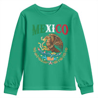 Mexican Coat Of Arms Mexico Vintage Flag Youth Sweatshirt