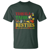 Tequila Tacos And Besties T Shirt Funny Mexican Fiesta Cinco De Mayo