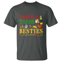 Tequila Tacos And Besties T Shirt Funny Mexican Fiesta Cinco De Mayo
