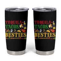 Tequila Tacos And Besties Tumbler Cup Funny Mexican Fiesta Cinco De Mayo