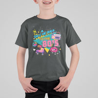 Back To 80s T Shirt For Kid Retro Vintage 80's Eighties Costume Party - Wonder Print Shop