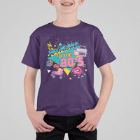 Back To 80s T Shirt For Kid Retro Vintage 80's Eighties Costume Party - Wonder Print Shop