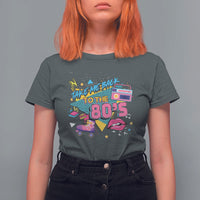 Back To 80s T Shirt For Women Retro Vintage 80's Eighties Costume Party - Wonder Print Shop