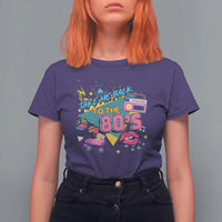 Back To 80s T Shirt For Women Retro Vintage 80's Eighties Costume Party - Wonder Print Shop