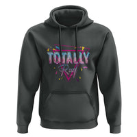80s Hoodie Totally Rad Neon Vaporware Triangle - Wonder Print Shop
