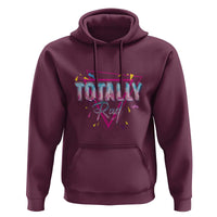 80s Hoodie Totally Rad Neon Vaporware Triangle - Wonder Print Shop