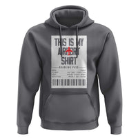Travel Lover Hoodie This Is My Aiport Shirt Receipt Barcode - Wonder Print Shop