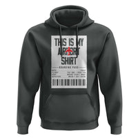 Travel Lover Hoodie This Is My Aiport Shirt Receipt Barcode - Wonder Print Shop