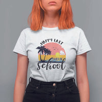 Graduation T Shirt For Women Happy Last Day Of School Teacher Student Summer Vacation - Wonder Print Shop