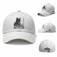 Chess Lover Baseball Cap I Never Lose Either I Win Or I Learn Elegant Cool Cat