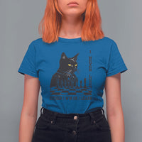 Chess Lover T Shirt For Women I Never Lose Either I Win Or I Learn Elegant Cool Cat - Wonder Print Shop