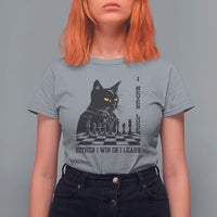 Chess Lover T Shirt For Women I Never Lose Either I Win Or I Learn Elegant Cool Cat - Wonder Print Shop