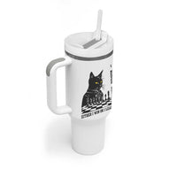 Chess Lover Tumbler With Handle I Never Lose Either I Win Or I Learn Elegant Cool Cat