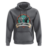 Funny Chess Lover Hoodie It's Not A Horse Knight Horse - Wonder Print Shop