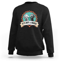Funny Chess Lover Sweatshirt It's Not A Horse Knight Horse - Wonder Print Shop