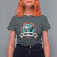 Funny Chess Lover T Shirt For Women It's Not A Horse Knight Horse - Wonder Print Shop