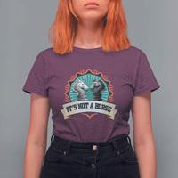 Funny Chess Lover T Shirt For Women It's Not A Horse Knight Horse - Wonder Print Shop