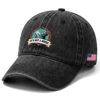 Funny Chess Lover Washed Cotton Baseball Cap It's Not A Horse Knight Horse
