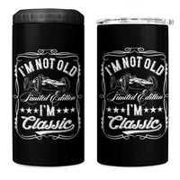 Funny Racing Formula Car I Am Not Old I Am Classic 4 in 1 Can Cooler Tumbler Fathers Day - Wonder Print Shop