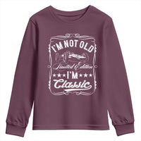 Funny Racing Formula Car I Am Not Old I Am Classic Youth Sweatshirt Fathers Day - Wonder Print Shop